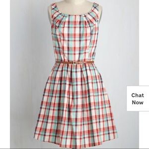 ModCloth: Daisy Afternoon Dress in Plaid
